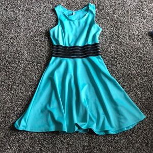 Teal casual dress